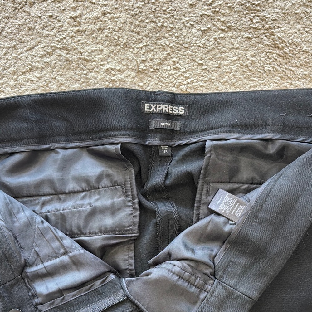 Express Black Boot Cut Flare Pants